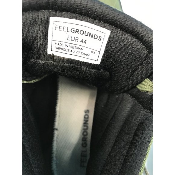 Feelgrounds Mens Barefoot Highrise Knit Olive Green Sneakers Size 11 EUR 44 - Picture 6 of 8
